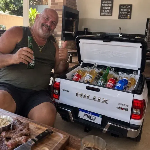 Foto enviada por Moacir Almeida do GelaCar personalizado