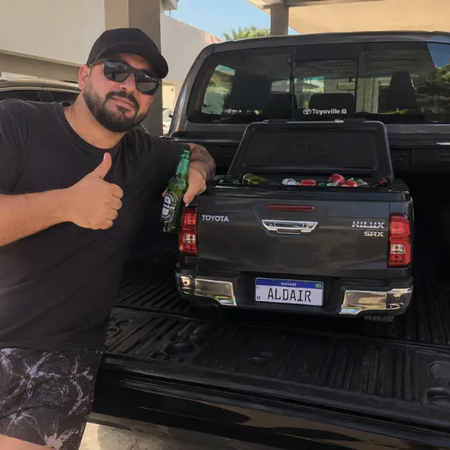 Foto enviada por Aldair Lima do GelaCar personalizado